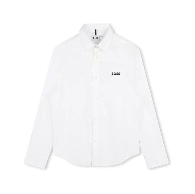 Detská bavlnená košeľa BOSS 65176899