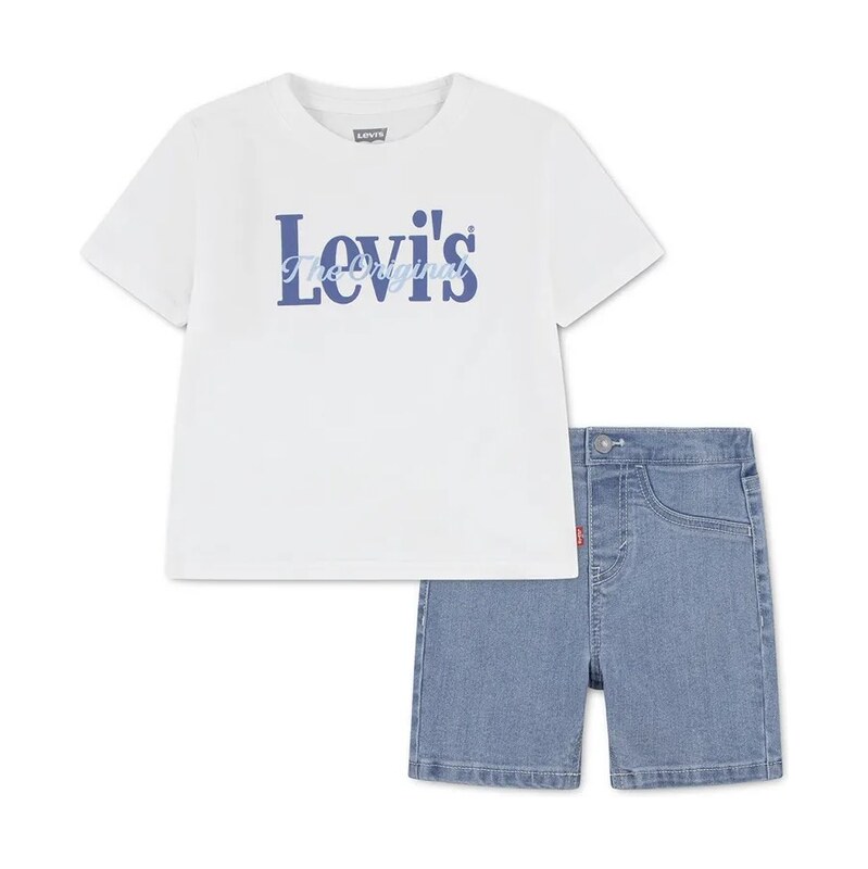 Sada pre bábätká Levis HD AOP LOGO TEE & SHORT SE 67494349