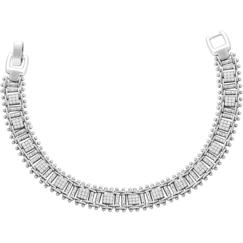 faina Náramok strieborná / priehľadná 67481577