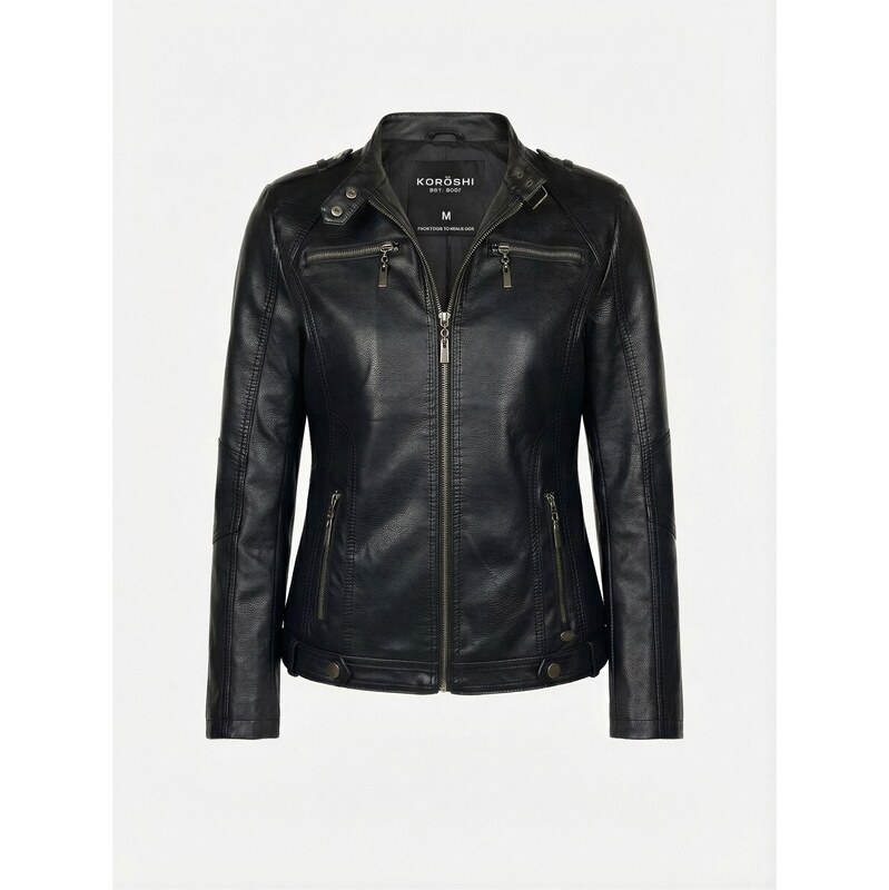 KOROSHI Prechodná bunda čierna 67481743