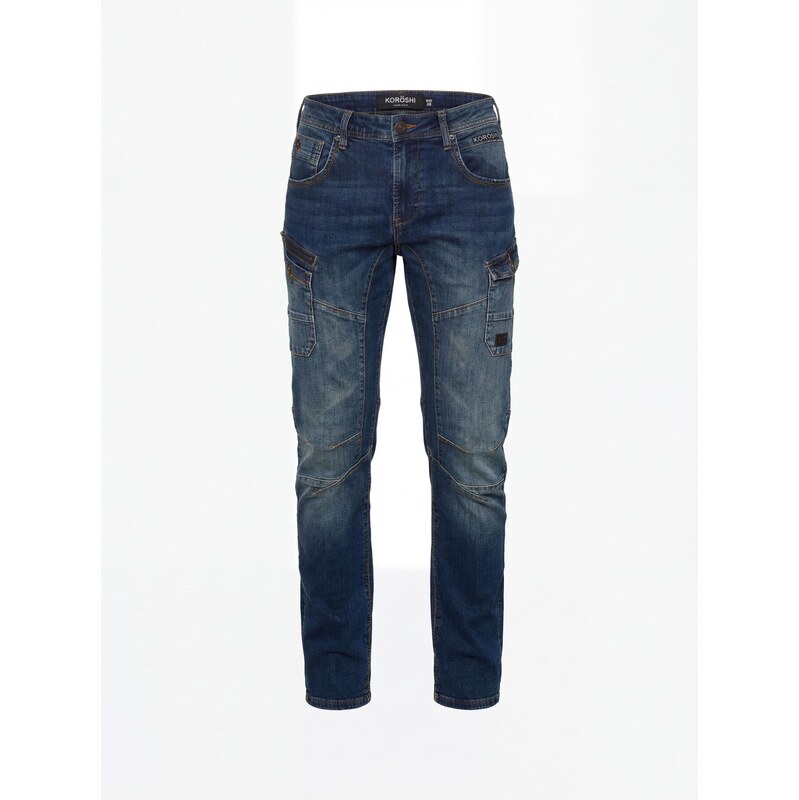 KOROSHI Džínsy modrá 67481748