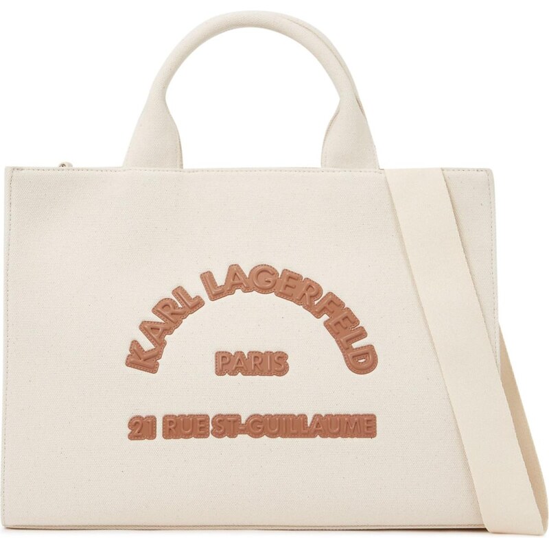 Karl Lagerfeld Shopper MEDIUM RUE ST-GUILLAUME SQUARE PATCH béžová 67481753