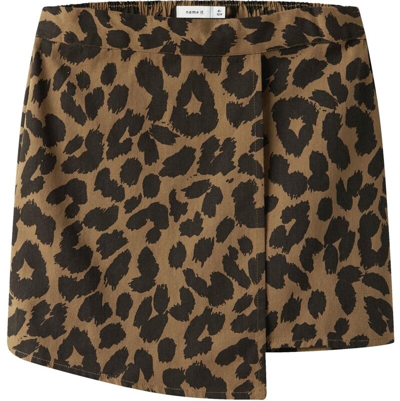 NAME IT Sukňa NKFBELATE hnedá / čierna 67499658