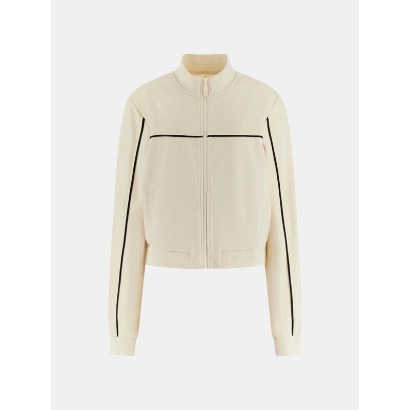 Guess clara full zip sweatshirt PEARL WHITE 67477895