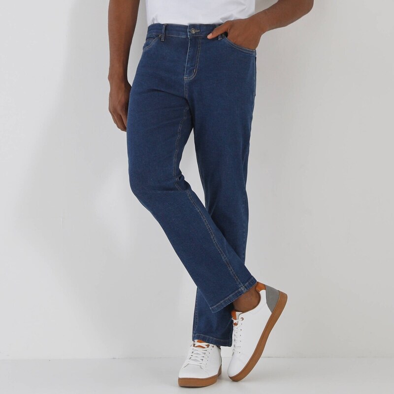 Rovné džínsy s komfortným pásom a 5 vreckami modrá 058 Blancheporte 67494105