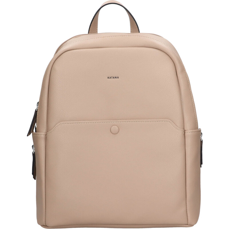 Dámský kožený batoh Katana Kames - béžová 67497216