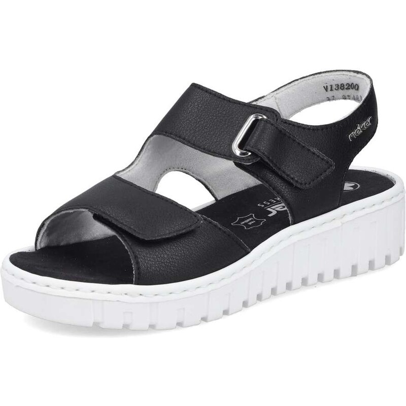E-shop Dámske sandále RIEKER V1382-00 čierna S6