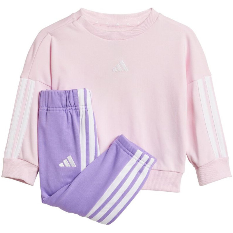 Detské tepláky adidas Essentials Joggers pink-purple JD6482 67488130