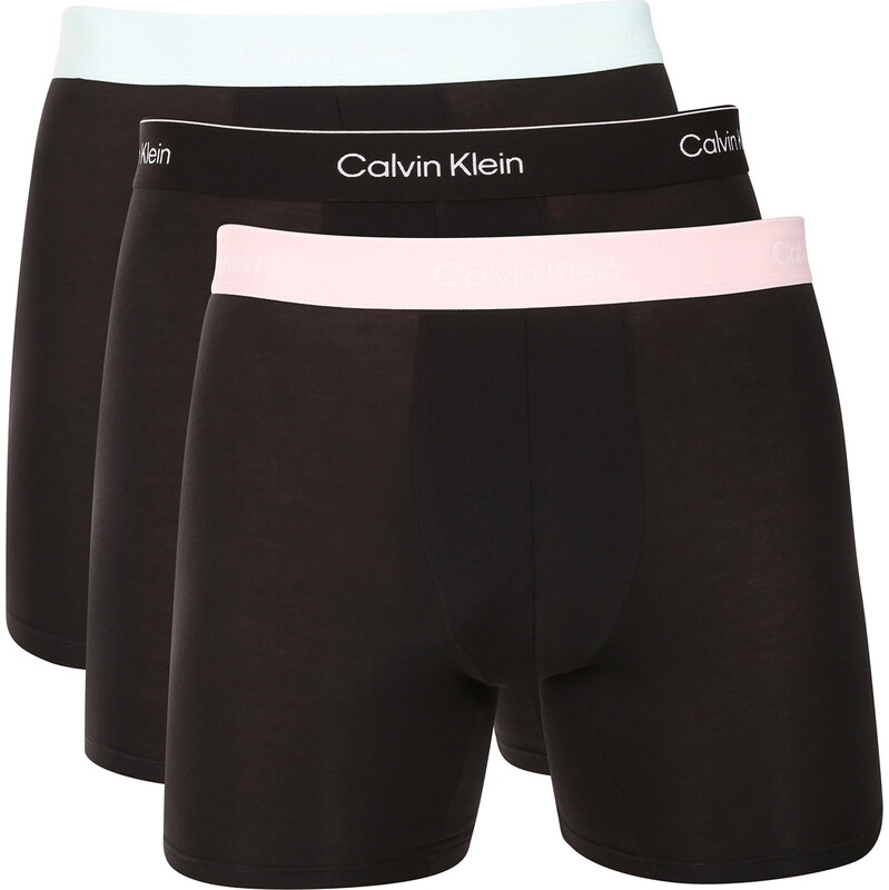 3PACK pánske boxerky Calvin Klein čierne (NB4394-3ZG) 67489767