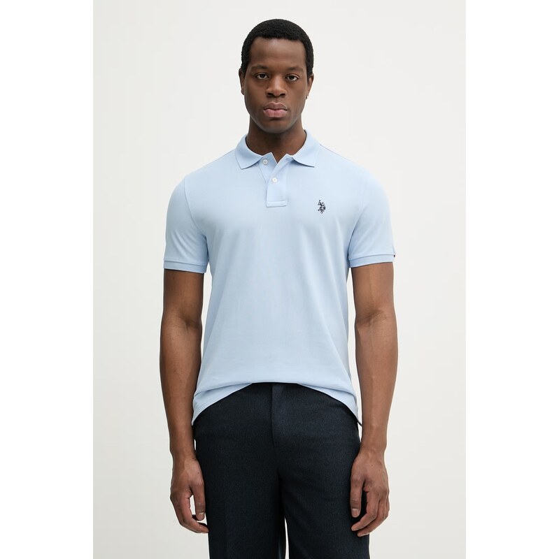 U.S. Polo Assn. polo tričko pánske bavlnené DHM PIQUE 67494270