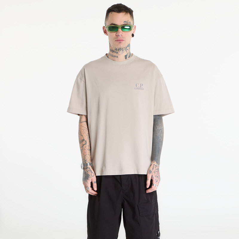 Tričko C.P. Company 30/1 Jersey Short Sleeve Logo T-Shir Multi/ 67491937