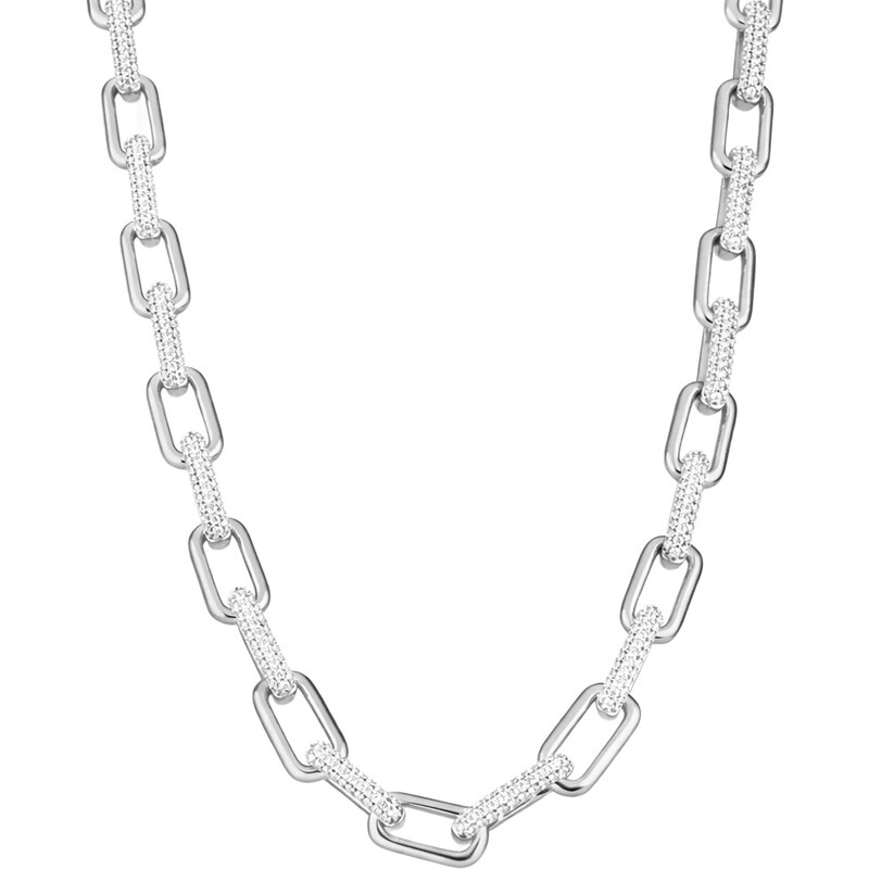 Guess Strieborný náhrdelník so zirkónmi Nuances JSBN04589JWRHT/U 44,5 66880631