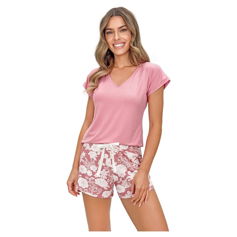 Donna Dámske pyžamo Tina short ružové 67490027
