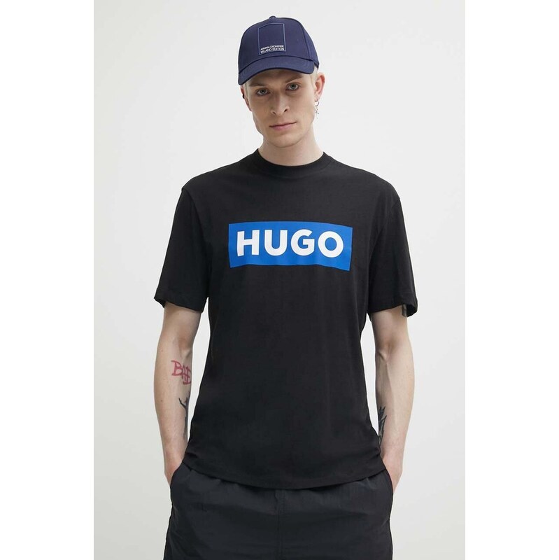 Bavlnené tričko Hugo Blue Nico 67490797