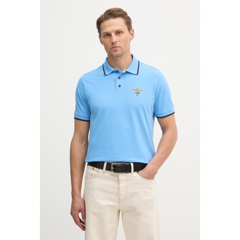 Bavlnené polo tričko Aeronautica Militare 67490826