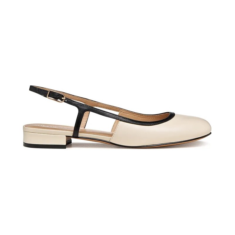 Kožené balerínky Geox D VIRNILISA B 67490858