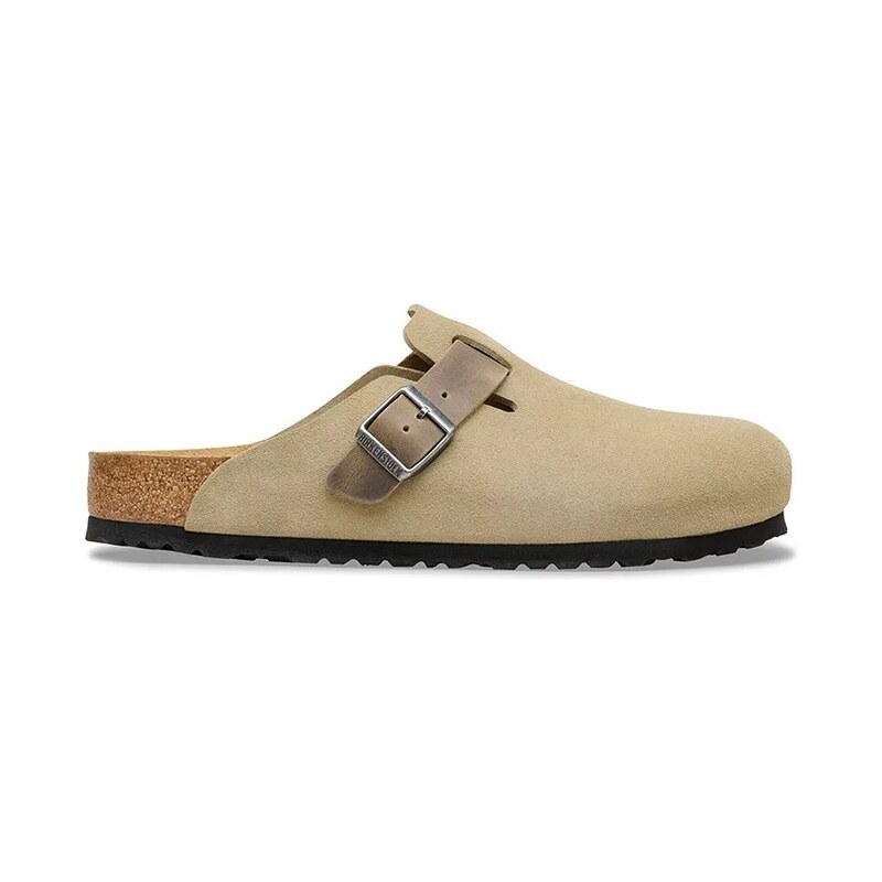 Semišové šľapky Birkenstock Boston 67490871