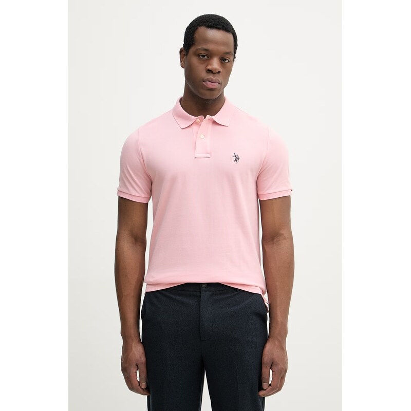 U.S. Polo Assn. polo tričko pánske bavlnené DHM PIQUE 67494268