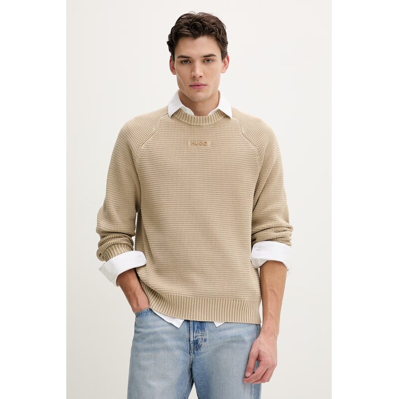 Bavlnený sveter HUGO Swayne 67504427