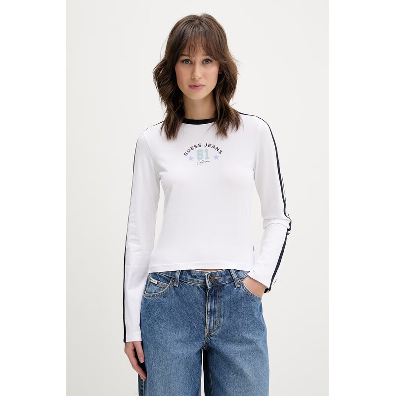 Tričko s dlhým rukávom Guess Jeans 67491383