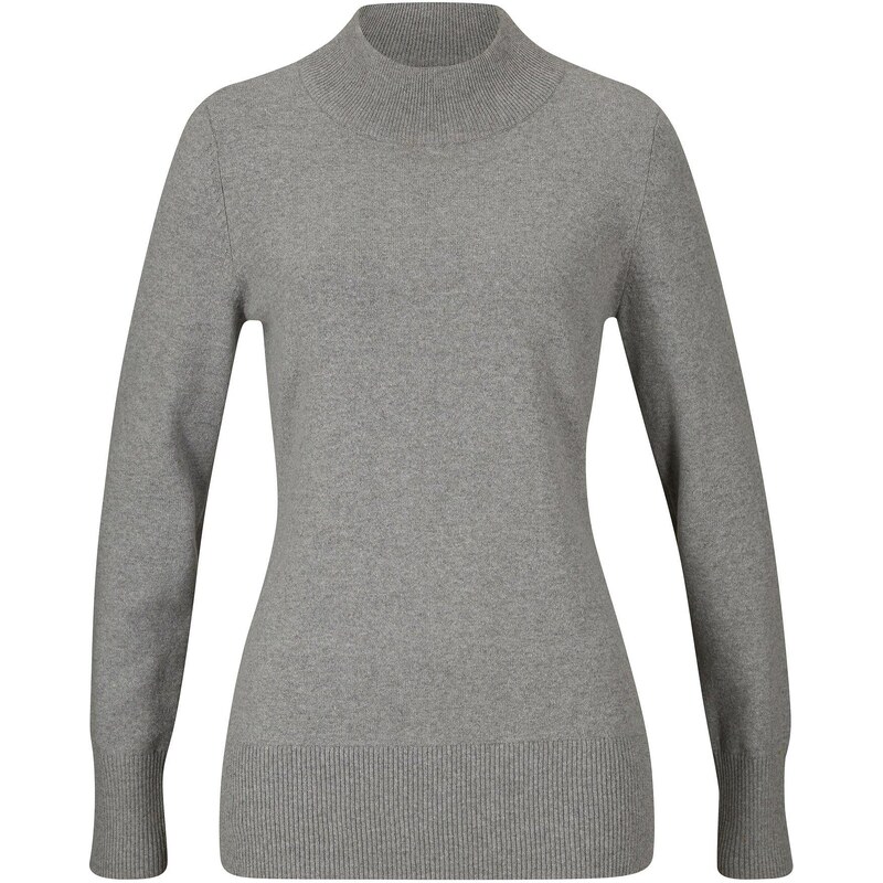 bonprix Pulóver, basic, so stojačikom a recyklovanou bavlnou, farba 44736062