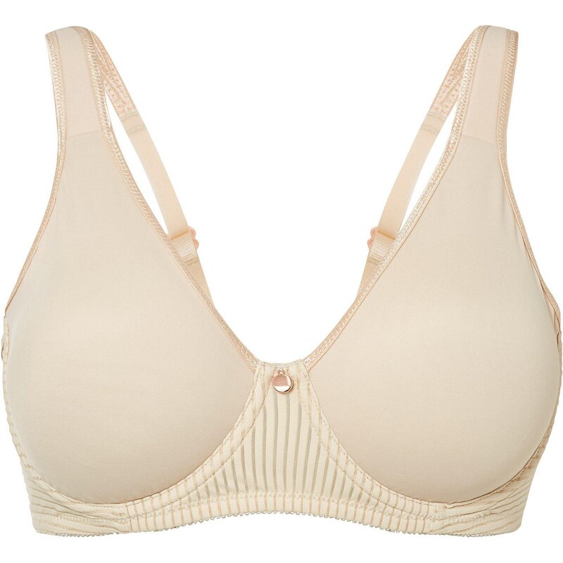 bonprix Podprsenka minimizer s vystuženými ramienkami, farba béžová 52674444
