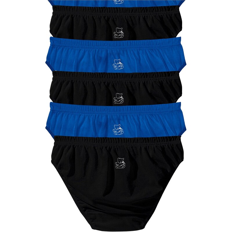 bonprix Nohavičky (6 ks v balení), farba čierna 44740912