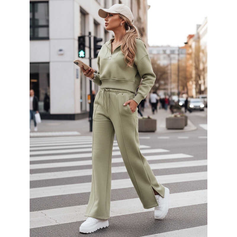 BASIC Svetlozelená tepláková súprava MARINO AY0977 46184669