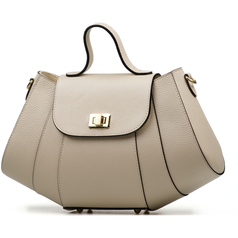 Blaire Kožená kabelka Susy béžová 67492722