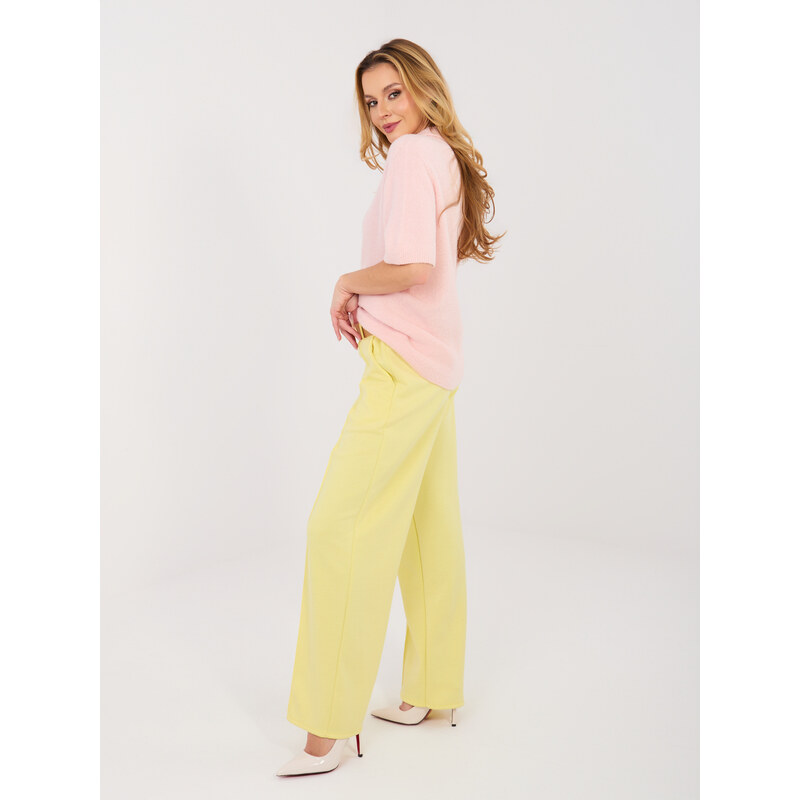 RUE PARIS Svetložlté nohavice 67494032