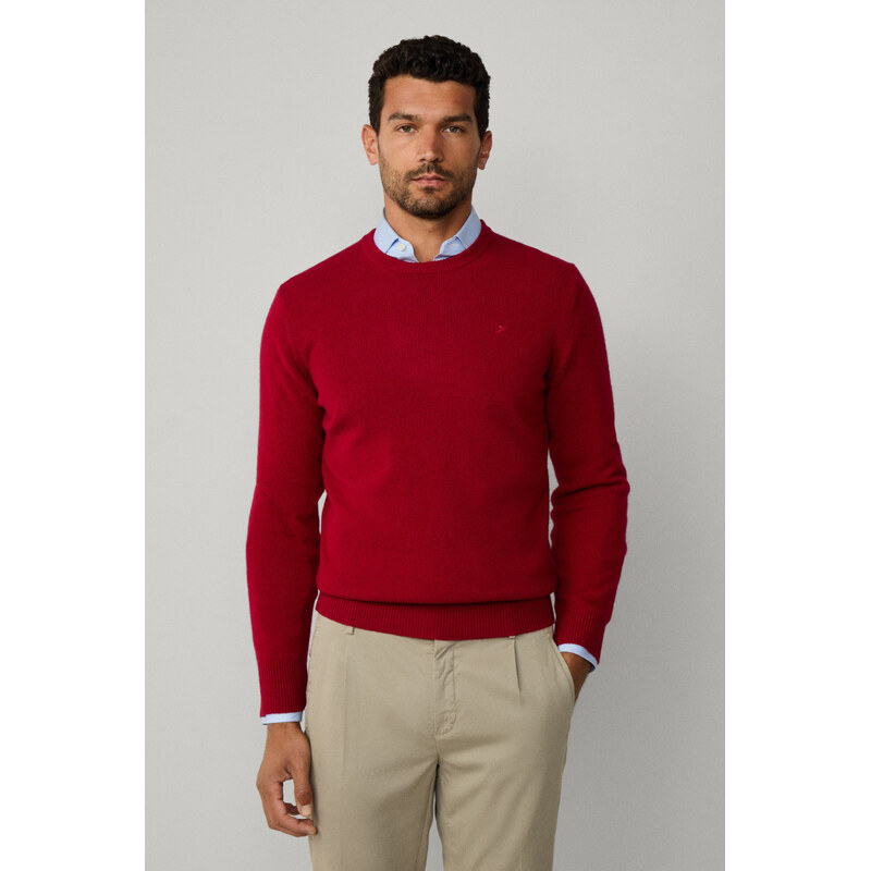 SVETER HACKETT LONDON LAMBSWOOL CREW 65592968