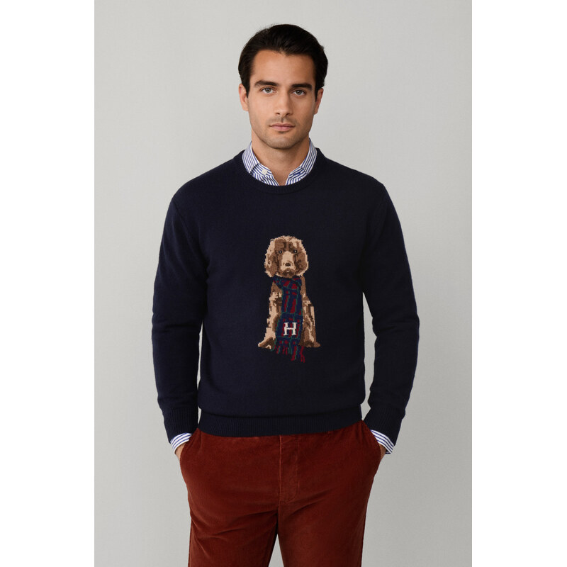 SVETER HACKETT LONDON HARRY KNIT CREW 65592953