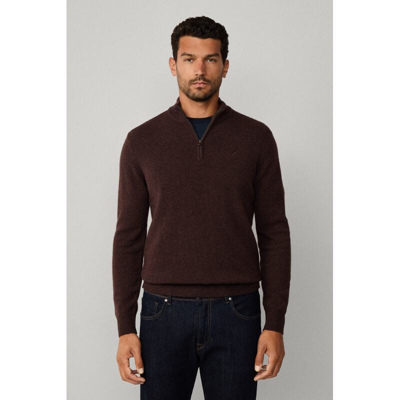 SVETER HACKETT LONDON LAMBSWOOL HZIP 65592969