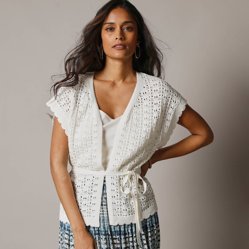 Ažúrová vesta ražná 052 Blancheporte 67494156