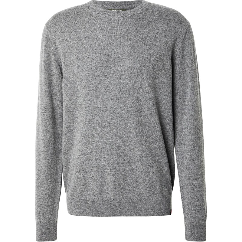 R.D.D. ROYAL DENIM DIVISION Sveter RDDBrooks sivá melírovaná 67499077