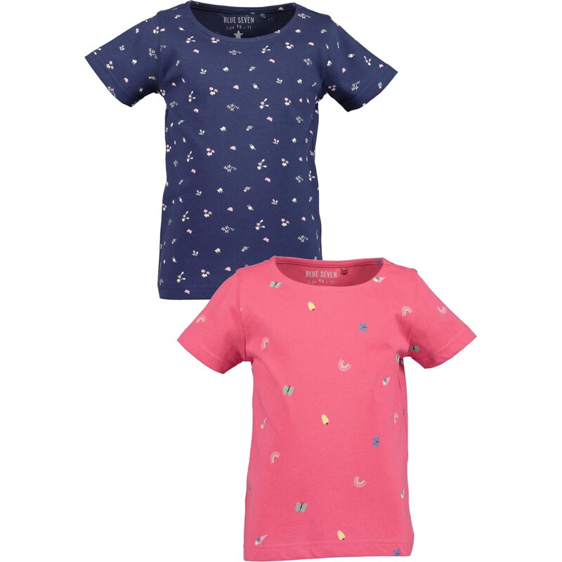 BLUE SEVEN Tričko námornícka modrá / pastelovo žltá / mätová / 67499093