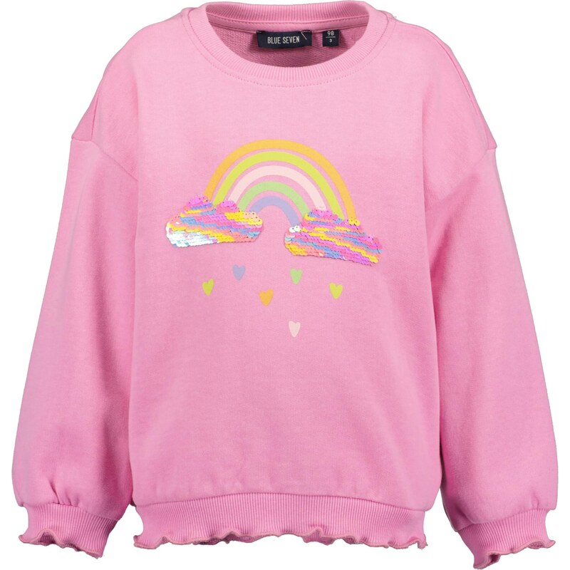 BLUE SEVEN Mikina žltá / svetlozelená / oranžová / ružová 67499108