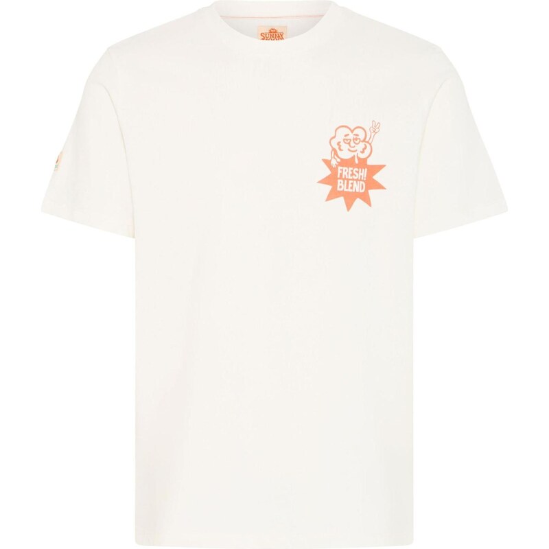 BLEND Tričko BHSUN WATERMELON modrá / koralová / biela 67499136