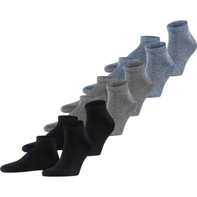 FALKE Ponožky Happy opálová / sivá melírovaná / čierna 67499143