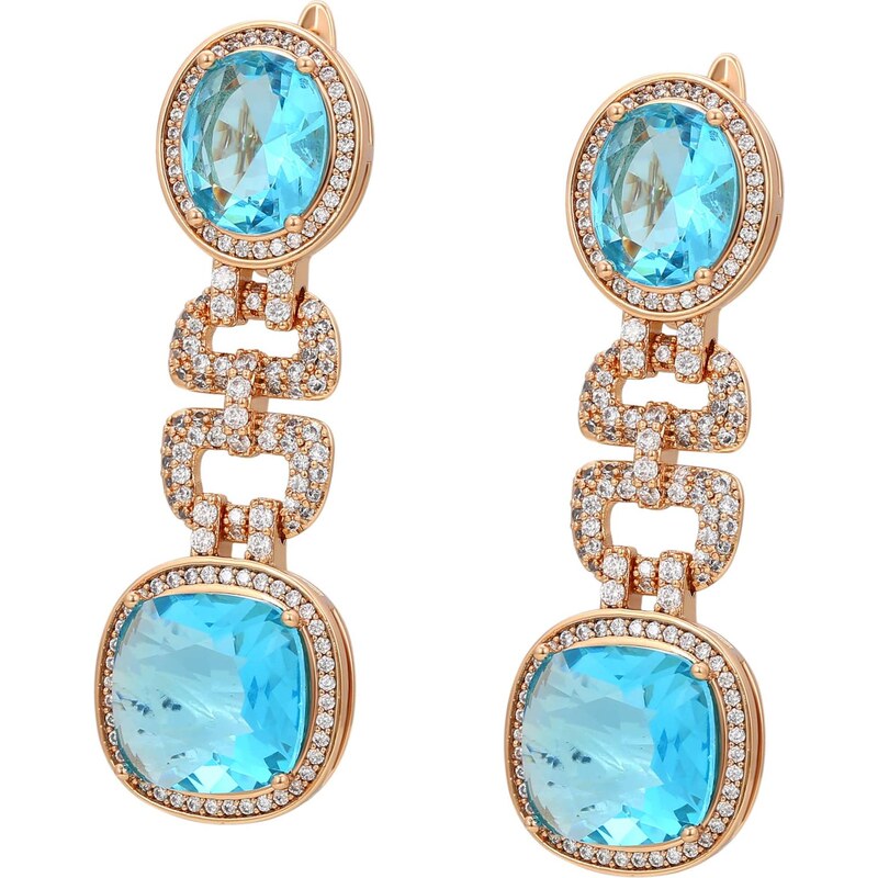 faina Náušnice vodová / ružové zlato 67499170