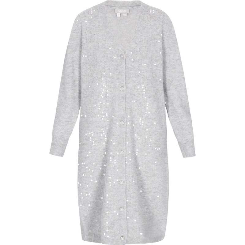 Usha Kardigán svetlosivá 67499174