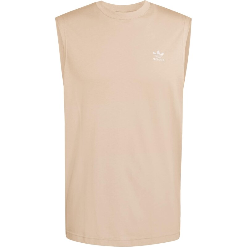 ADIDAS ORIGINALS Tričko Trefoil Essentials béžová / biela 67499201