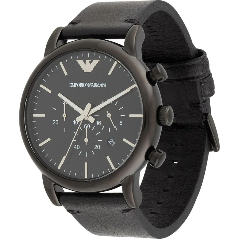 Emporio Armani Analógové hodinky čierna 67499237