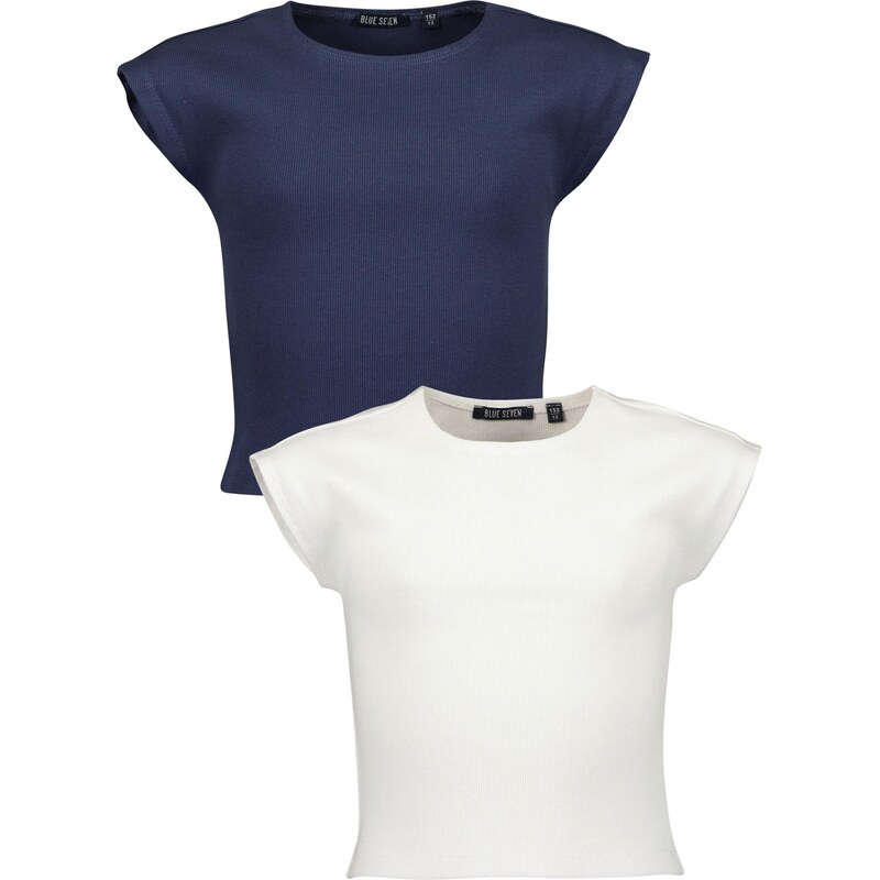 BLUE SEVEN Tričko námornícka modrá / biela 67499256