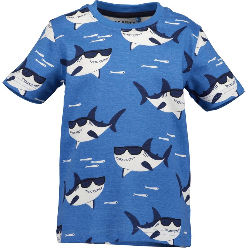 BLUE SEVEN Tričko modrá / námornícka modrá / čierna / biela 67499310