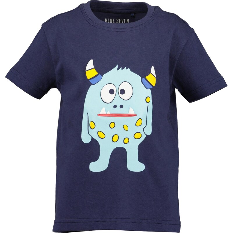 BLUE SEVEN Tričko námornícka modrá / pastelovo modrá / žltá / biela 67499316