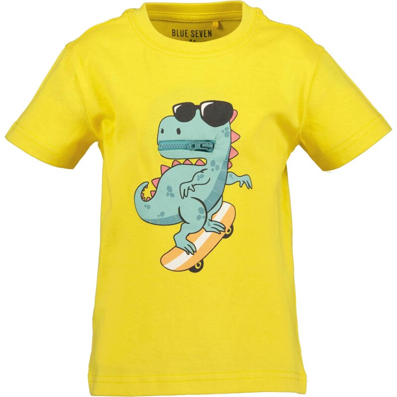 BLUE SEVEN Tričko žltá / svetlozelená / oranžová / čierna 67499319