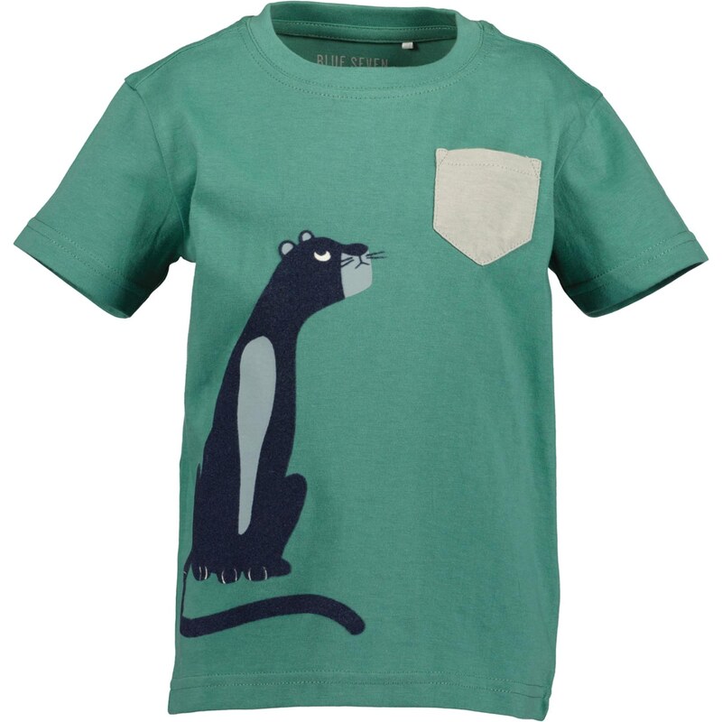 BLUE SEVEN Tričko sivá / tmavošedá / tmavozelená / čierna 67499321