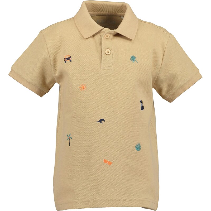 BLUE SEVEN Tričko farba ťavej srsti / námornícka modrá / nefritová / 67499323