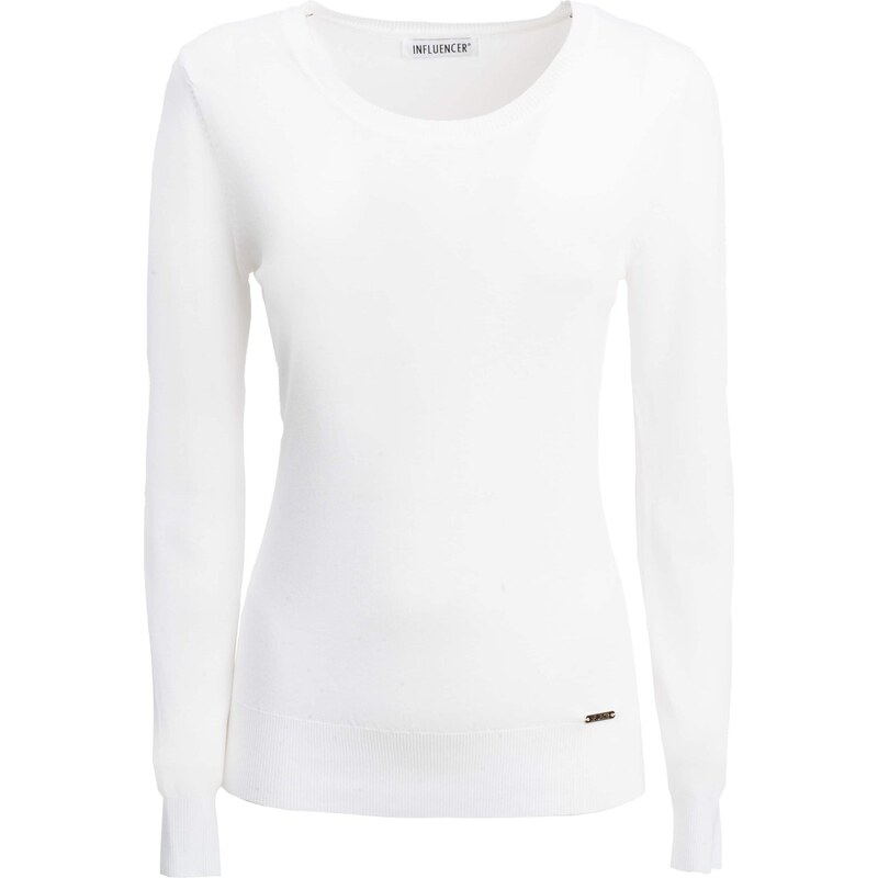 Influencer Sveter biela 67499358